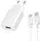 Chargeur Rapide pour Oppo Find X3 Pro, X3 Lite, X3 Neo/Reno 4 Z 5G, 4 Pro 5G / A53s, A72 ... USB 18W, Câble Type-C