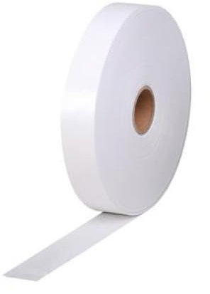 Lot de 6 Rouleau de kraft blanc lissé gommé, 60 g/m², 200 m x 2,5 cm