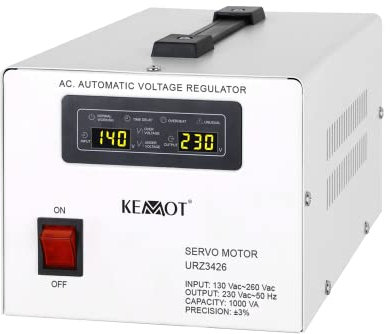Kemot URZ3426 - Regolatore di tensione automatico MSER-1000 (1000 VA, servomotor)