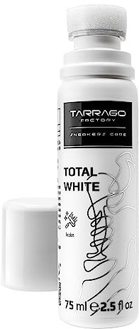 Tarrago Total White 75ml Sneakers | Crème Blanchissante pour Couvrir les Rayures et la saleté | Ramenez le blanc dans vos Sneakers