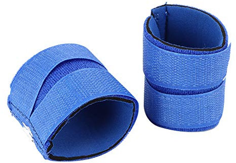 Cikonielf 2Pcs Hunde Karpalgelenk Schutz Bandage Hund Rehabandage Stützbandage Bandagen für Hunde für Verletzungen und Verstauchungen(Blau L.)