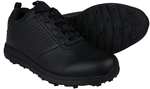 Ram Golf Accubar Mens Golf Shoes, Black, Size 12