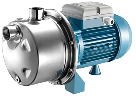FORAS JXF146 Selbstansaugende elektrische Kreiselpumpe, made in Italy, Dauerbetrieb, 230V, 1.1 kW, Förderleistung 63 L/min, Druck 60 m