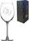 Personalised Engraved Enoteca Wine Glass Happy 70th Birthday Wreath Design Gift Boxed,19oz/561ml Large Wine Glass, Customise with Any Name, Engraved in The UK