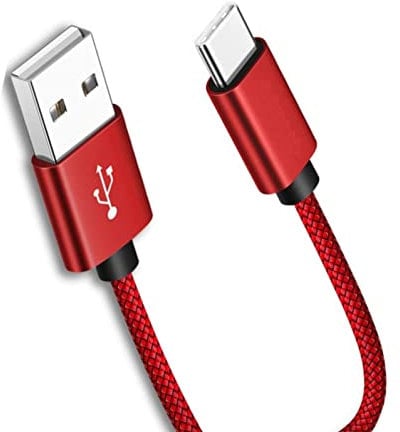 NWNK13 USB C Cable Type C Fast Charging Cable for Samsung A13 5G A53 A33 A23 Android Phone Charger Lead Wire Sync Cord for A73 A22 A52S (1m, Red)