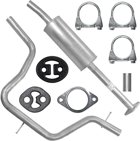 Ferroz Mitteltopf Auspuff Mittelschalldämpfer für Ford Galaxy 2 II WA6 2.0i, Mondeo 4 IV MK4 1.6 Ti 2.0i, S-Max I 1 MK1 2.0i