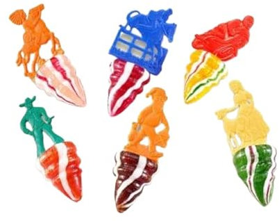 Naschig Rundlutscher | Kreisellutscher | Retro-Lollis 5er | 85g