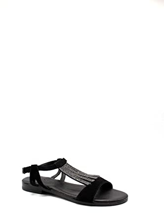 Igi&Co Damen Babila Sandale, Schwarz, 38 EU