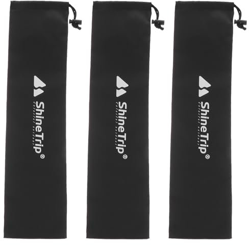 BESPORTBLE 3pcs Tent Pole Bag Tent Pole Storage Bag Pole Tent Poles Storage Tent Walking Stick Bag Trekking Pole Bag Practical Tent Pole Package Bag Outdoor Portable Tote Bag 210t Plaid Cloth