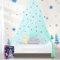 South to East Betthimmel für Mädchen mit leuchtendem Schnee im Dunkeln, Cyan-Prinzessinnen-Bettvorhänge für Babybett, Kinderbett und Kleinkindbett, Doppelbett, Voll- und Queensize-Bett