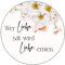 Schokoladenseite 48 x Aufkleber Blumensamen - Wer Liebe sät - 40 mm, Design Sunnyflower Rose 39050540, Sticker geeignet für Hochzeit Gastgeschenk Taufe Kommunion Geburtstag Feste Geschenke