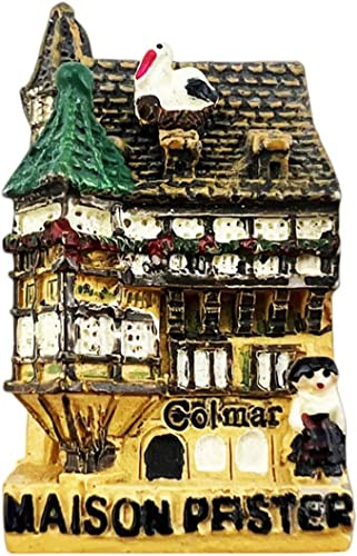 Colmar Elsass Frankreich Magnet Kühlschrank Kühlschrank Magnet Dekoration Aufkleber Souvenir Harz Handwerk Küche Whiteboard