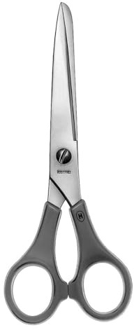 Hammacher Verband und Laborschere mit Kunststoffgriffen, Gerade, Spitz/Stumpf, 140mm Länge