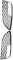 Riloer 2 coperture per griglia fendinebbia a nido d'ape, codice articolo 8V3807681, 8V3807682, nero