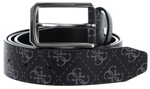 GUESS Vezzola Adjustable And Reventible Belt W100 Dark Black - kürzbar