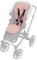 Liebes von priebes Sitzauflage 2in1 MATHILDA COOLAIR, Universal Schutzauflage für Buggys Kinderwagen Fahrradanhänger, Baumwolle waschbar & atmungsaktiv, Wendeauflage Sommer Winter ab 6 Monate