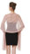 BEAUTELICATE Scialle Donna Elegante Crêpe Stola Estivo Leggera Coprispalle per Matrimonio Sposa Festa Cerimonia Abito (Rosa Antico, Taglia unica)