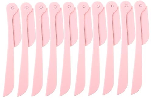 OHPHCALL 10stücke Teiliges Augenbrauen Trimmer Faltbare Scharfe Augenbrauen-rasierer Für Präzise Haarentfernung Tragbar Und Sicher Anwendung Für Gesichtshaare Und Mehr