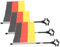 BESPORTBLE 3St Fahrradfahne Fahrradlenkerfahne Miniatur-deutsche Flagge Fahrradgrifffahnen Fahrradflagge Fahrraddeko Deutschland Fahne Flagge für Fahrrad Sicherheitsfahnen für Fahrräder Stoff