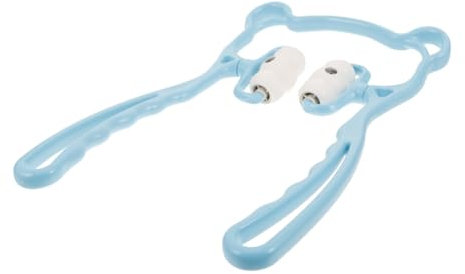 GARVALON Massagegerät für die Halswirbelsäule portable neck massager muscle relaxing massager nackenmassage geräte werkzeug Massagerolle Roller zur Linderung von Nackenermüdung pp Sky-blue