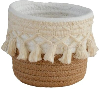Aufbewahrungsbehälter Für Bürsten Und Kämme – Handgefertigter, Gewebter, Sicherer Behälterkorb Für Styling-Werkzeuge – Aufbewahrung Im Schicken Boho-dekors, Ideal Für Anfänger Und Beauty-Fans