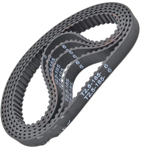 Keilriemen Zahnriemen Keilriemen 5 Stück T2.5 Gummi Zahnriemen Breite 3-20mm 182,5 185 187,5 192,5 200 210 217,5 220 225 230 232,5 237,5 240 245 250 260(T2.5-237.5-(95Teeth),5PCS_6MM)