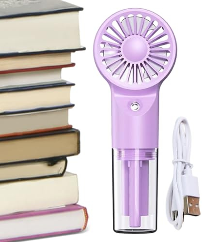 Portable Fan - 4 Speed USB Rechargeable Mist Cooler, Outdoor Equipment for Summer, Compact Design with Quiet Procedure, Travel Accessory for Beach, the par