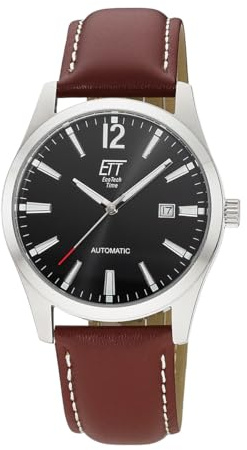 ETT Eco Tech Time Automatik Herren Uhr Analog mit Edelstahl Gehäuse