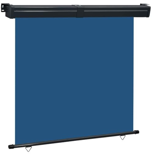 Store Vertical Extérieur, Brise-Vue Paravent Pare-Soleil pour Balcon Jardin 175x250 cm Bleu