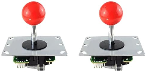 HWIREUIGT 2X Joystick Controller Joystick Joystick con Scheda A Circuito 5P Pin Luce Joystick Console di Gioco Maniglia D