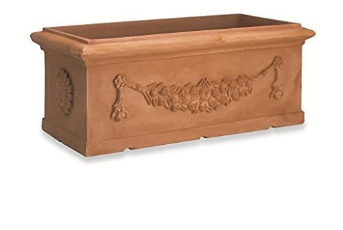 ELBI Cassetta Resina Festonata 60 cm. Anticato -