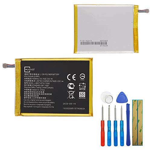 E-yiiviil - Batteria di ricambio Li3823T43P3h715345, compatibile con ZTE Grand S Flex 2300mah con strumenti