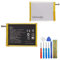 E-yiiviil - Batteria di ricambio Li3823T43P3h715345, compatibile con ZTE Grand S Flex 2300mah con strumenti