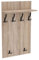 AKKE 120x60 | MAXI Garderobenpaneel Wandgarderobe Garderobe Wandpaneel Kleiderstange SCHWARZ | SONOMA