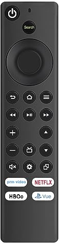 PERFASCIN NS-RCFNA-21 Replace Infrared Remote Control Fit for Insignia Fire TV NS-32D510NA19 NS-55DF710NA21 NS-32DF310NA19 NS-43DF710NA21 NS-50DF711SE21 NS-50DF710NA21 NS-40D510NA21