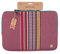 VAMVAM by Wondee Laptophülle bis 35,6 cm Laptoptasche 14 Zoll - 13 Zoll, Kirsche mit dekorativem Streifen, Farben, gepolstert und verstärkt mit Reißverschluss