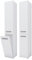 3E 3xE living.com Mobile bagno Bagnoli SLIM VI bianco opaco L: 30 cm, A: 174 cm, L: 30 cm