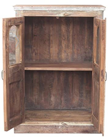 Beistellschrank, Kommode, Flurschrank mit Glastür - Modell 10 / Schränke & Kleiderschränke