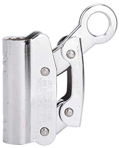 Agatige Kletter-Antifall-Ausrüstung, 6KN-Legierungsstahl-Kletter-Anti-Fall-Selbstverriegelungsausrüstung Luftarbeitsseil-Anti-Fallschutz-Werkzeug