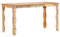 ADWOA Esstisch 140×70×76 cm Recyceltes Massivholz Baumkantentisch Esstisch Ausziehbar Holz