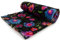 Polar Fleece DTY stoff gedruckt (250g), Lowicz-Muster, Volksmuster 50 x 160 cm (Schwarz)