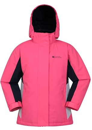 Mountain Warehouse Honey Skijacke für Kinder - Schneedicht, Kinderjacke mit Fleecefutter, Schneerock, Winterjacke- Hält Kinder warm