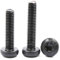 Torx-Flachkopfschraube M3-M10, Güteklasse 10.9, schwarz, Torx-Rundkopfschraube, 5 Stück, 5 Stück, M6x35