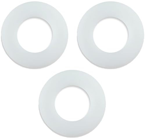Ideal Standard 3 Pack Flush Valve Seal, Cistern Flush Parts, Toilet Base Sealing Washer Replacement Drain Valve
