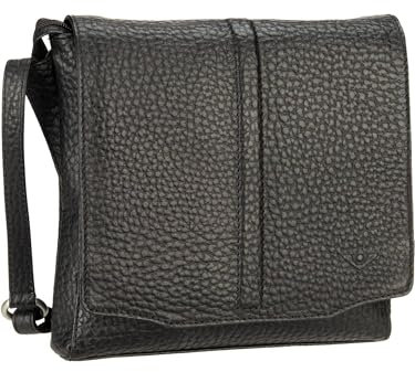 Voi Leather Design Damen Umhängetasche schwarz