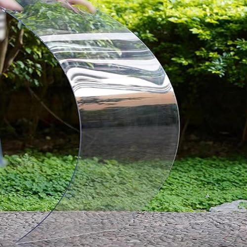 KANMR Pannello di Copertura in Policarbonato, Pannello di Illuminazione per Serre Foglio di Plastica Impermeabile, per Pergola Tettoia Gazebo(0.6x1m/2x3.3ft)