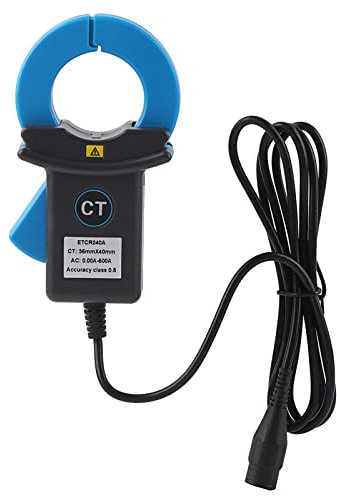 Zangenstromsensor, Multimeter-Option, Stromzangen-Leckageerkennung, elektrisches Industriemessgerät, blauer BNC-Stecker für Sicherheitsprüfungen