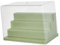Baoblaze Lego Storage Box Mini Toys Collection Display Storage Cabinet Ladder Design Groove Design Doll Storage Cabinet for Study Room, Green