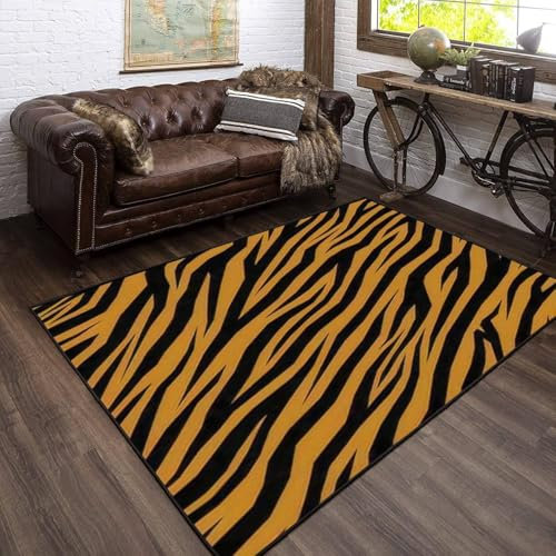 Modern Innen Fußmatte 40 X 60 cm Abstraktes Zebramuster,Kurzflor Teppiche rutschfest Er Badematte,Für Badezimmer Küche Schlafzimmer Einganglsbereich-1836027181