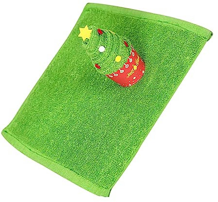 Cabilock 2stücke Weihnachtsbaum Baumwoll Handtücher Weich Geruchsneutral Kinderfreundlich Weihnachtliche Dekoration Als Cupcake Ornaments Für Festliche Partys